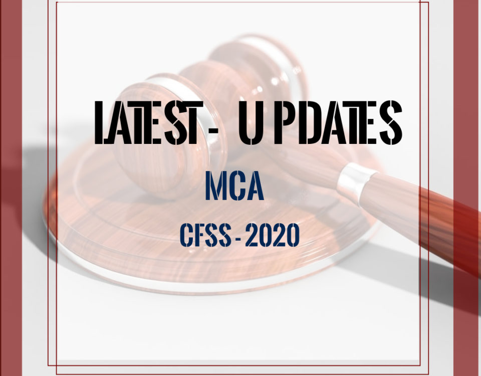 MCA updates - CFSS 2020